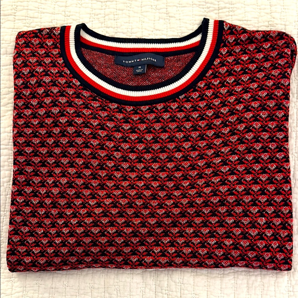 TOMMY HILFIGER FINE GUAGE SWEATER | M
